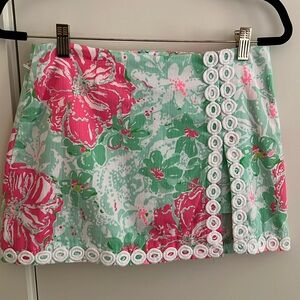 Lilly Pulitzer Floral Print Skort